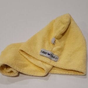 Turbie Twist Yellow Hair Wrap